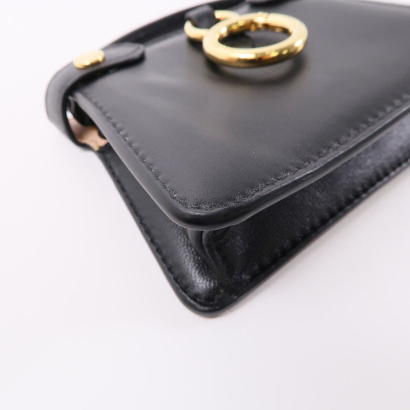 Fendi Ghw Peekaboo Bag Charm Leather