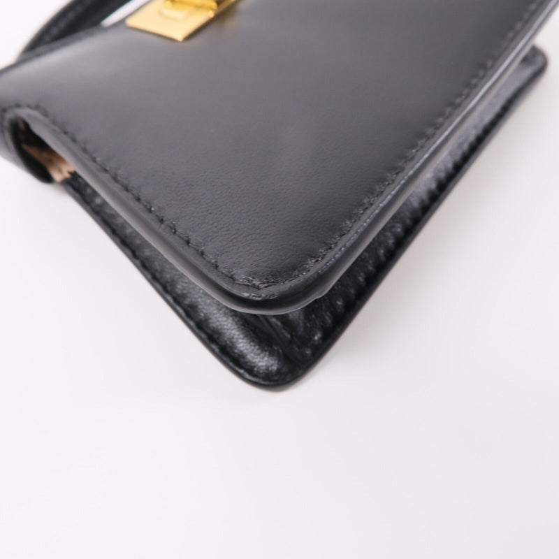 Fendi Ghw Peekaboo Bag Charm Leather