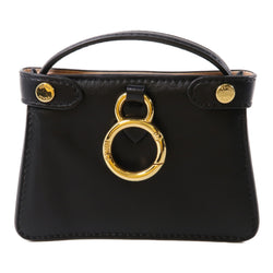 Fendi Ghw Peekaboo Bag Charm Leather