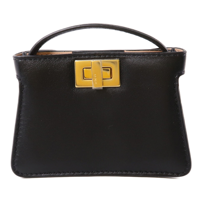 Fendi Ghw Peekaboo Bag Charm Leather