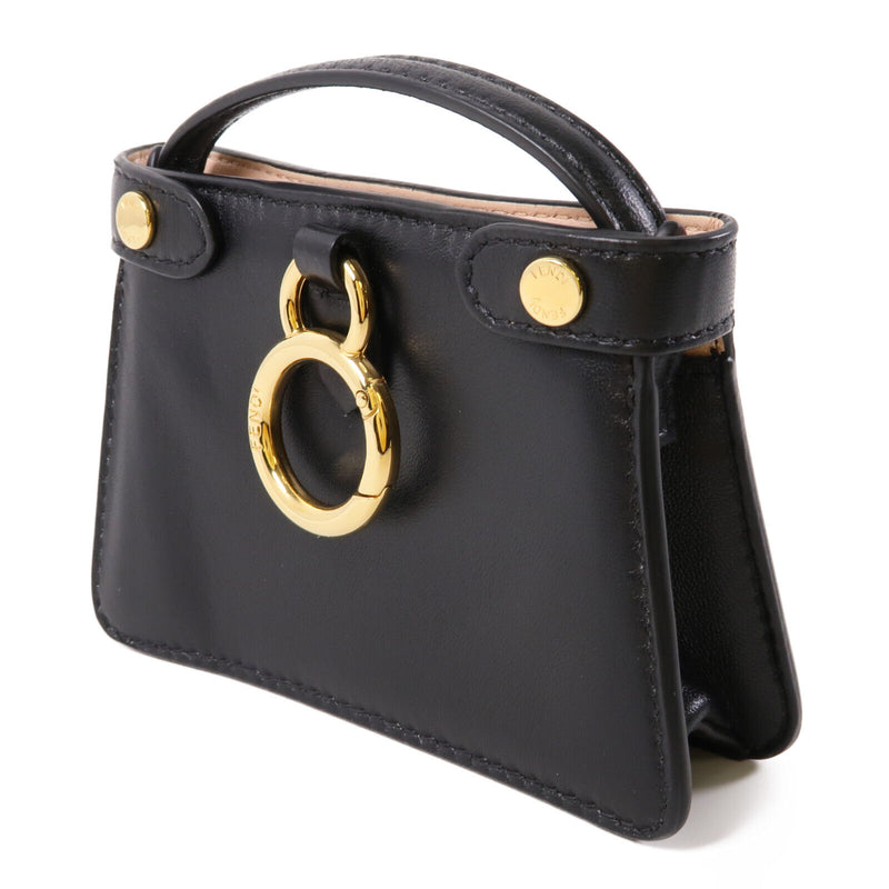 Fendi Ghw Peekaboo Bag Charm Leather
