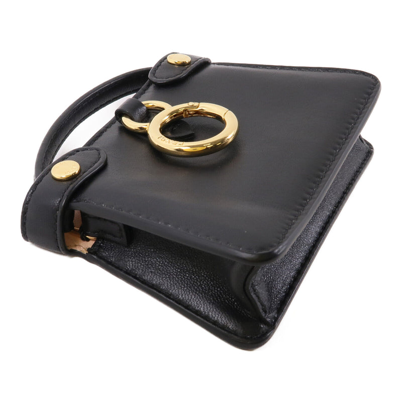 Fendi Ghw Peekaboo Bag Charm Leather