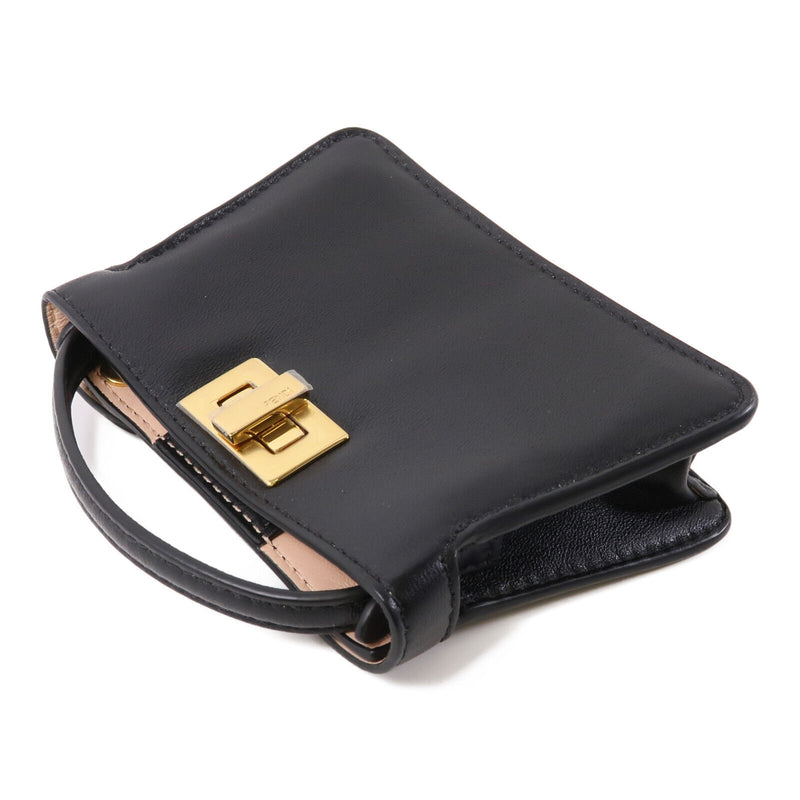 Fendi Ghw Peekaboo Bag Charm Leather