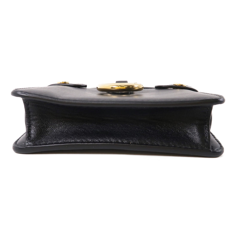 Fendi Ghw Peekaboo Bag Charm Leather
