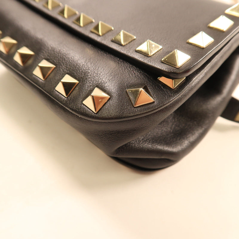 Valentino Ghw Waist Bag Calfskin Leather