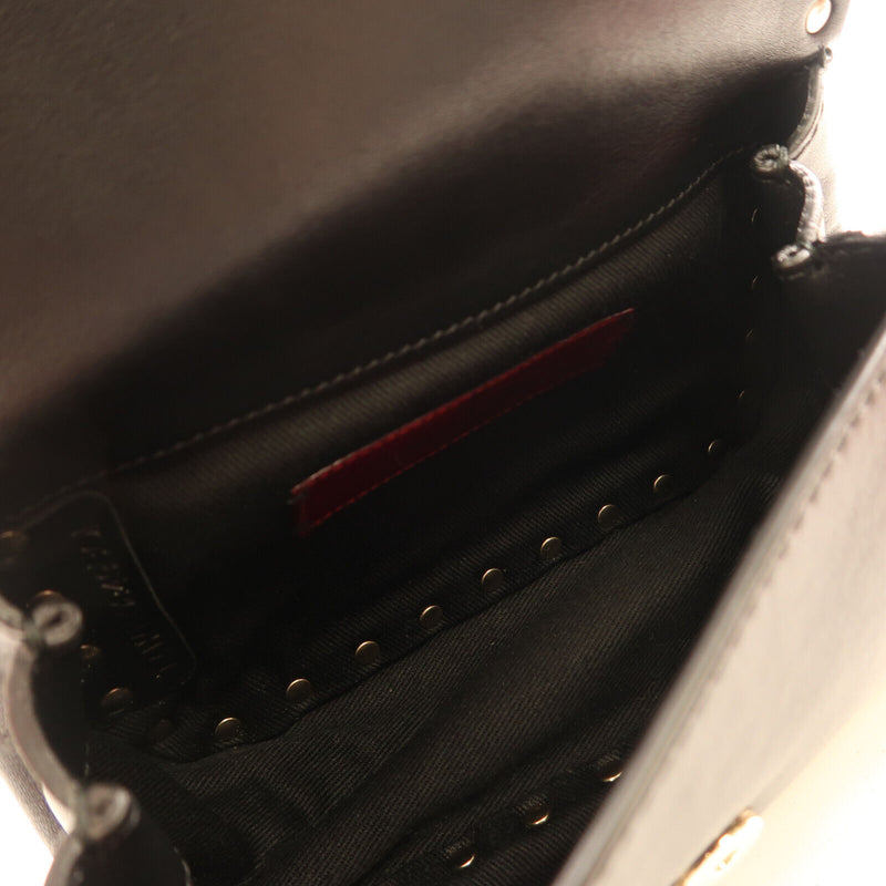 Valentino Ghw Waist Bag Calfskin Leather