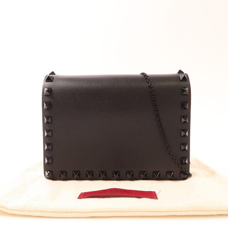 Valentino Chain Shoulder Bag Calfskin
