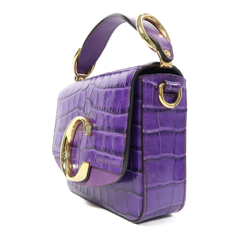 Chloe Ghw Mini C Bag 2 Way Calfskin