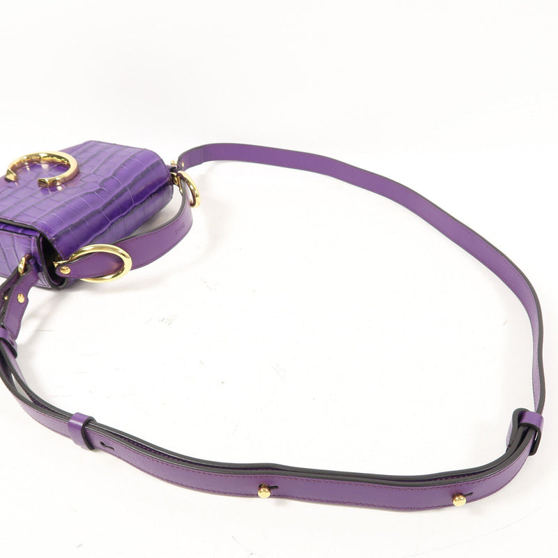 Chloe Ghw Mini C Bag 2 Way Calfskin