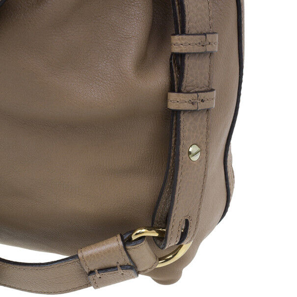 Chloe Beige Leather Elsie Satchel
