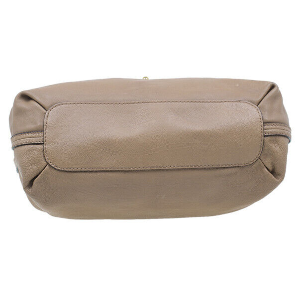 Chloe Beige Leather Elsie Satchel