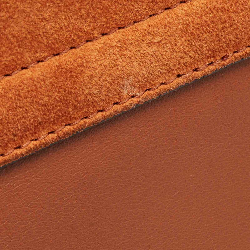 Chloe Brown Leather And Suede Medium