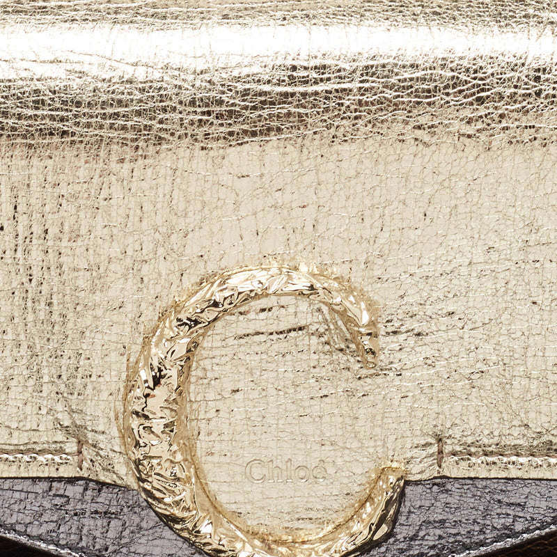 Chloe Metallic Multicolor Leather Mini C