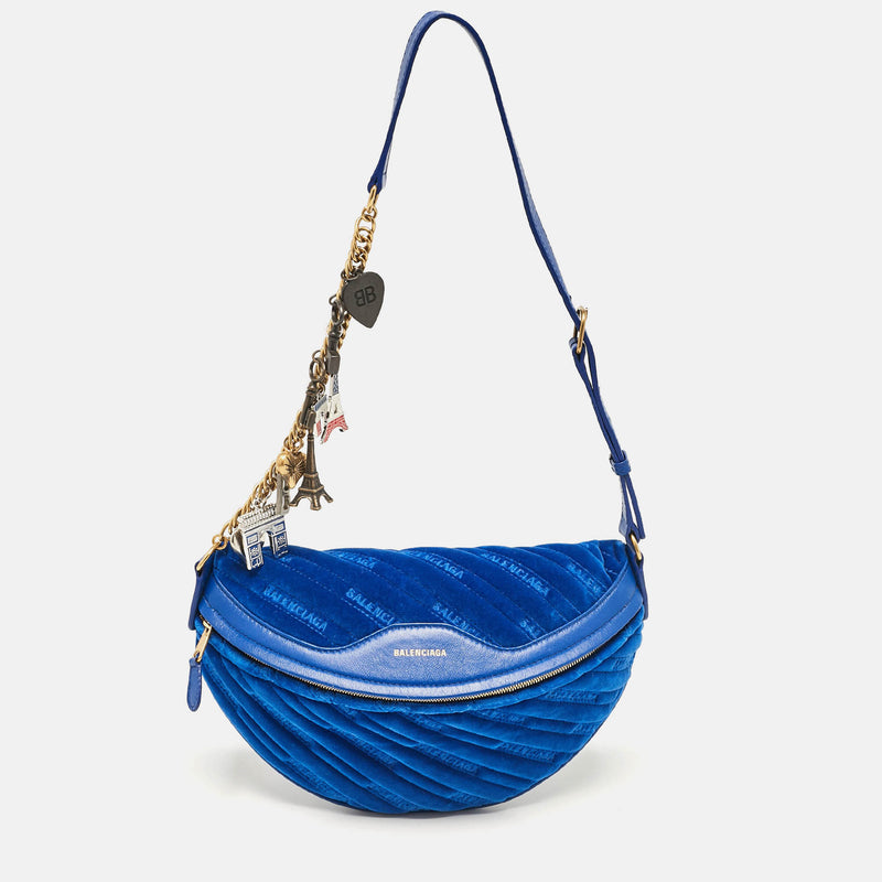 Balenciaga Blue Leather Souvenir