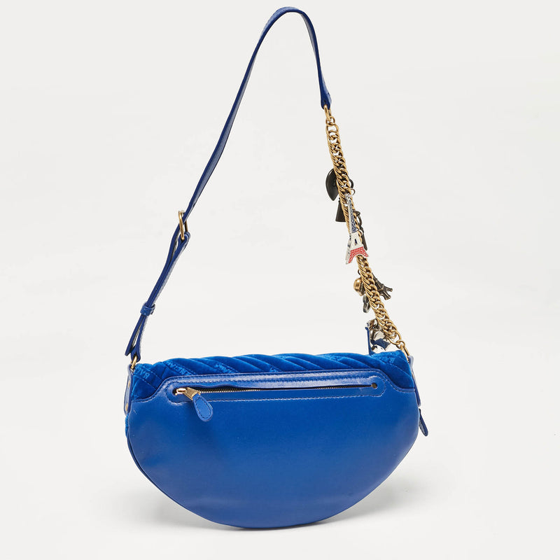 Balenciaga Blue Leather Souvenir