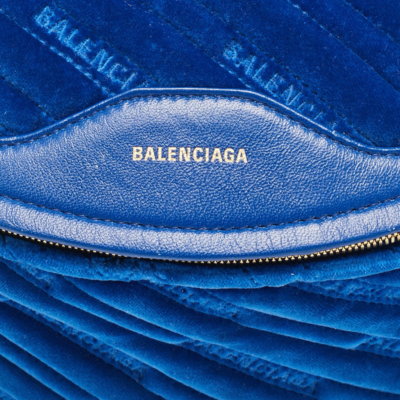 Balenciaga Blue Leather Souvenir