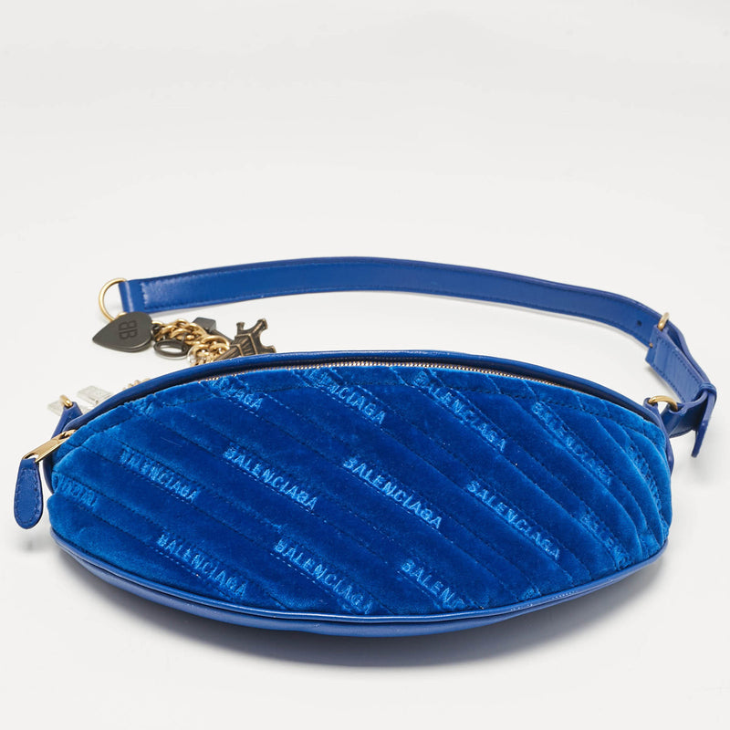 Balenciaga Blue Leather Souvenir