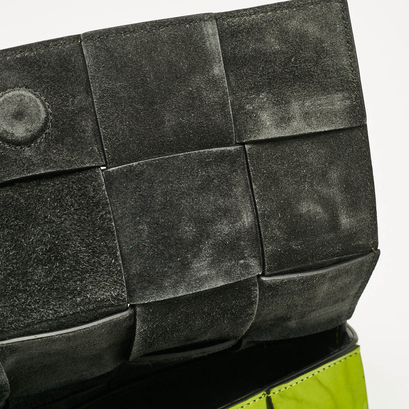 Bottega Veneta Metallic Green Leather