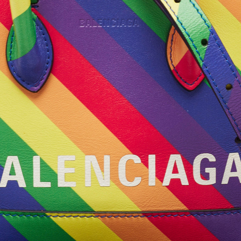 Balenciaga Multicolor Diagonal Rainbow