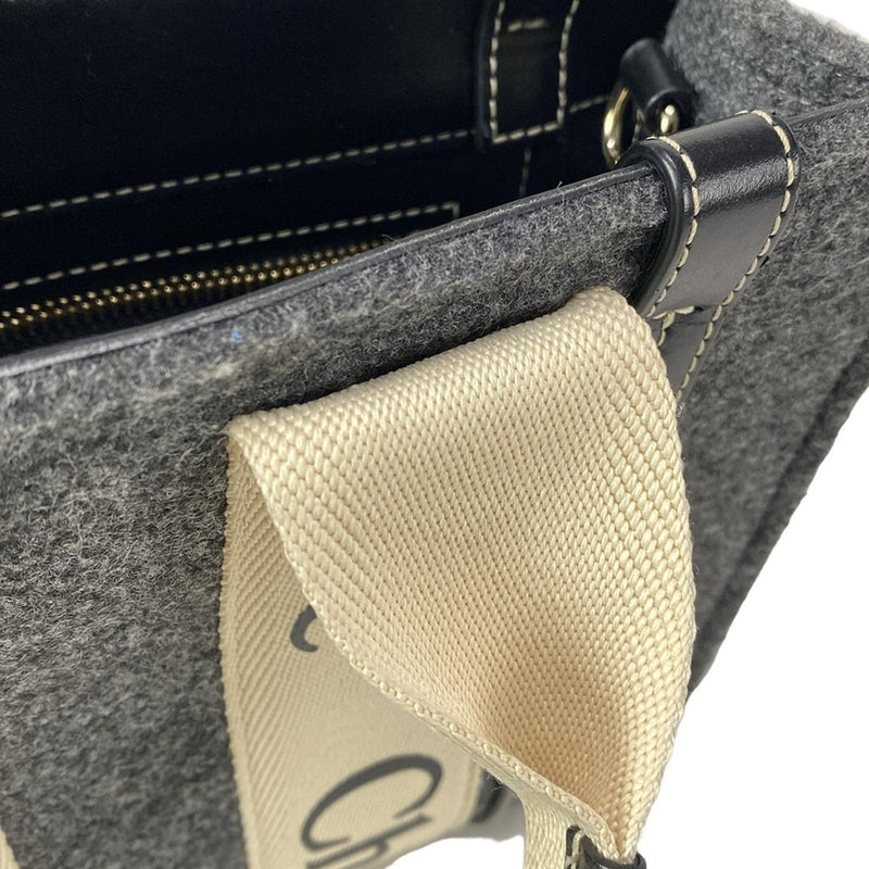 Chloe Woody Small Tote Bag - Dark