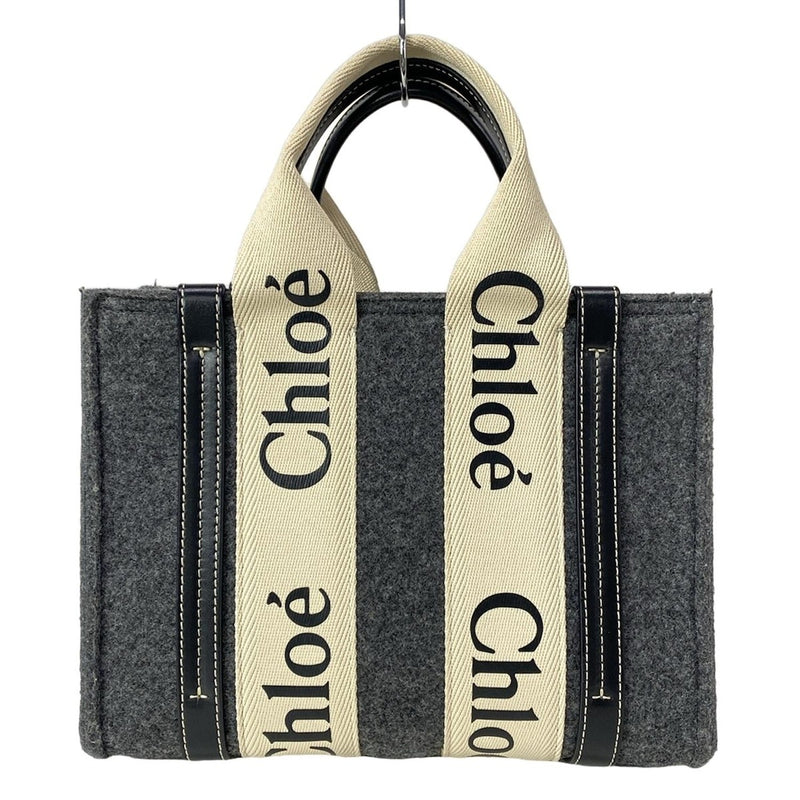 Chloe Woody Small Tote Bag - Dark