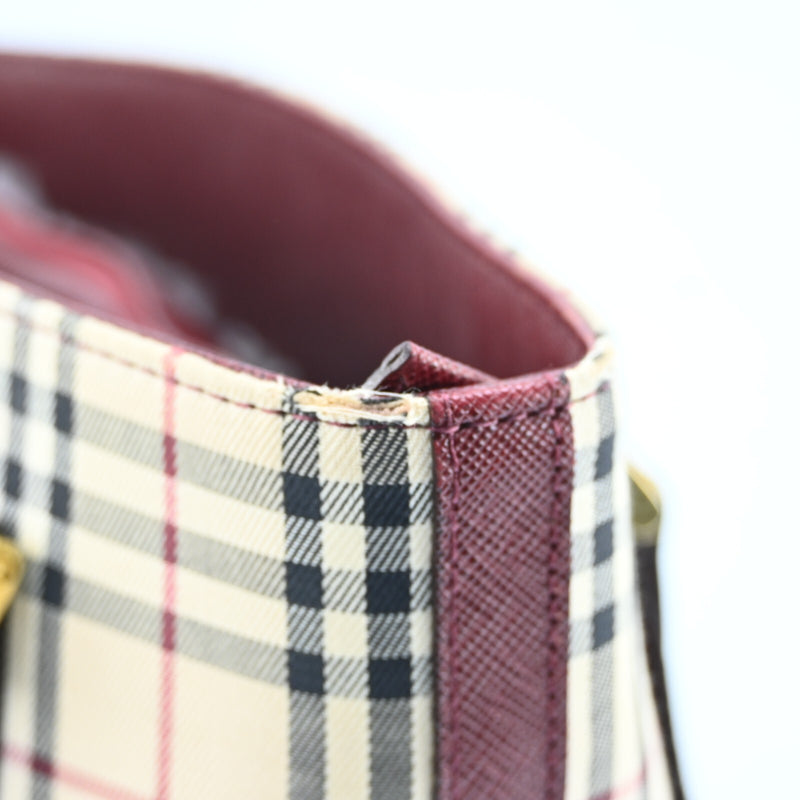 Burberry Nova Check Hand Tote Bag