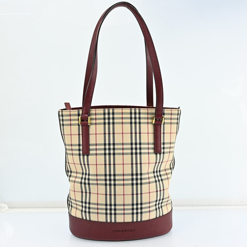 Burberry Nova Check Hand Tote Bag