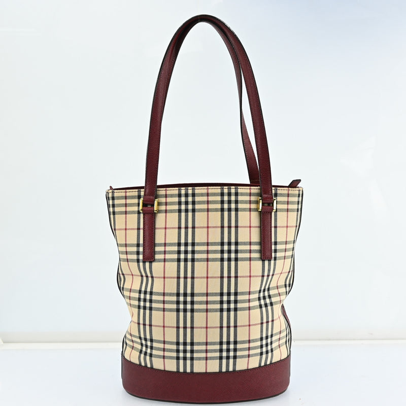 Burberry Nova Check Hand Tote Bag