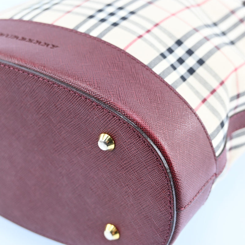 Burberry Nova Check Hand Tote Bag