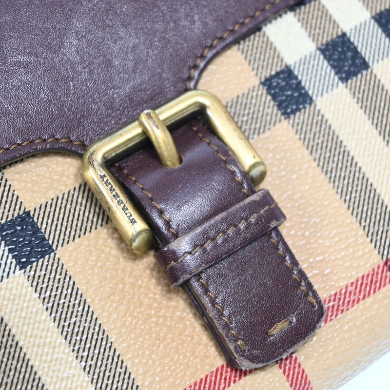 Burberry Nova Check Beige Pvc Leather