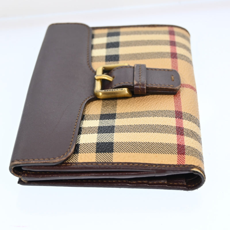 Burberry Nova Check Beige Pvc Leather