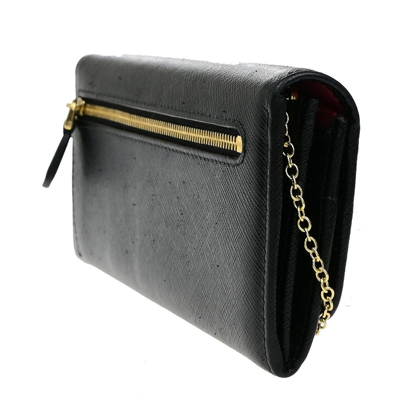 Prada Logo Saffiano Multic Long Bifold