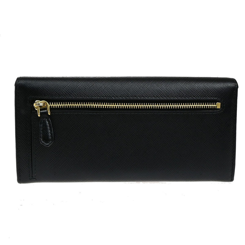 Prada Logo Saffiano Multic Long Bifold