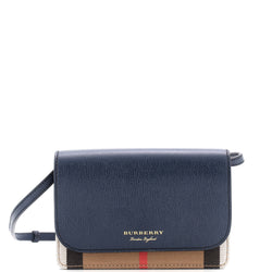 Burberry Hampshire Wallet On Strap