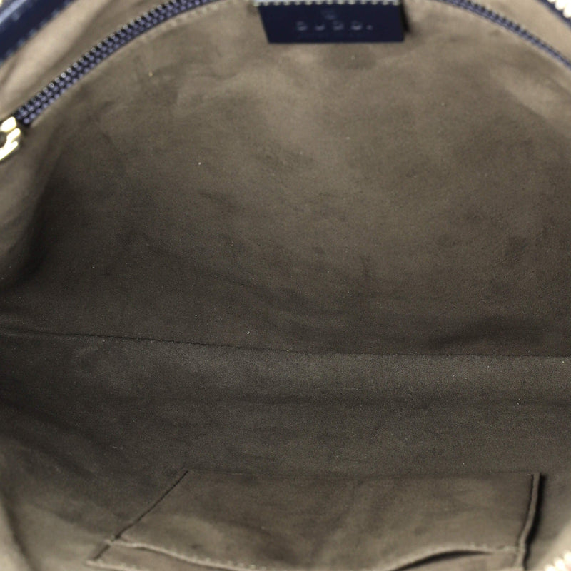 Signature Zip Messenger Bag Guccissima