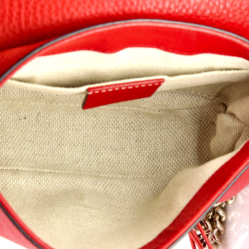 Gucci Soho Chain Crossbody Bag Leather