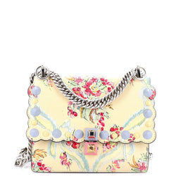 Fendi Kan I Bag Embellished Printed