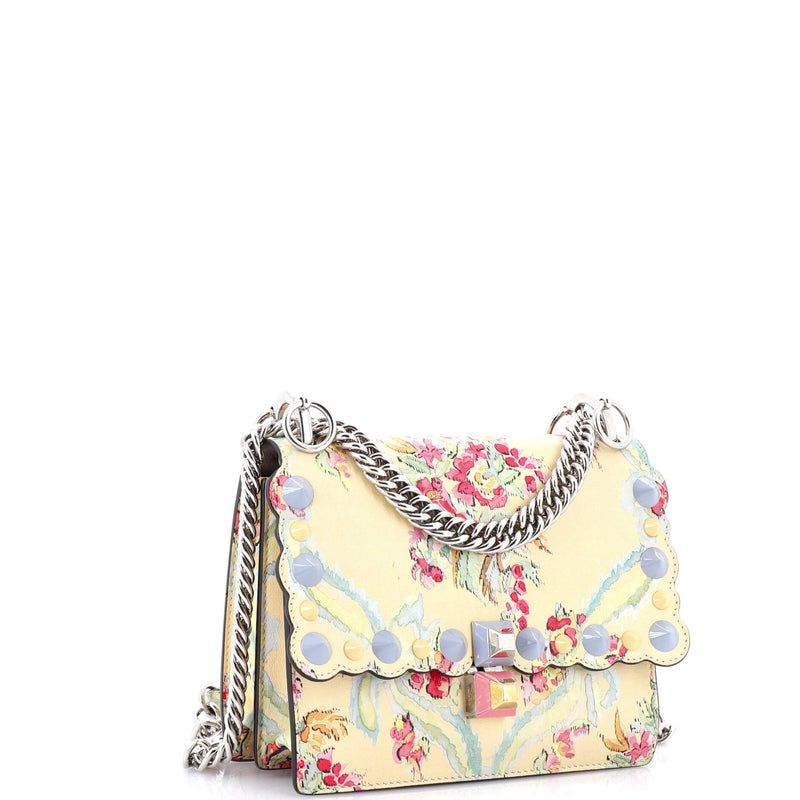 Fendi Kan I Bag Embellished Printed