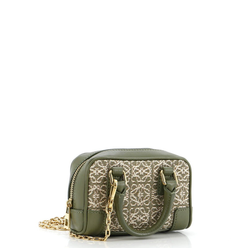 Loewe Amazona Bag Leather And Jacquard