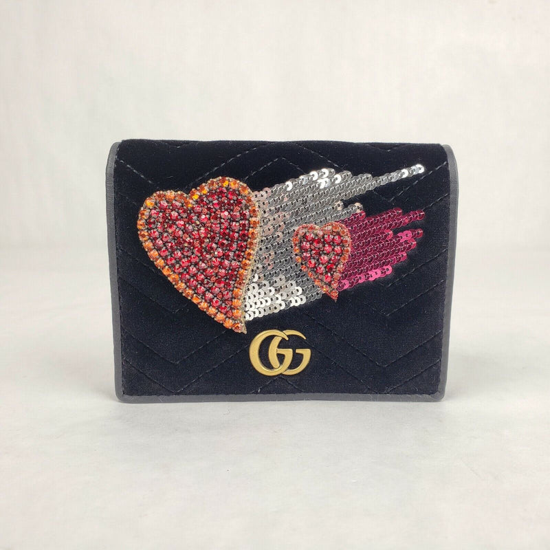 Gucci Limited Marmont Black Velvet Card