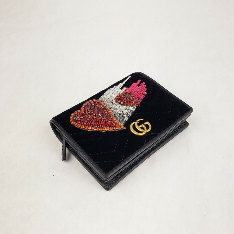 Gucci Limited Marmont Black Velvet Card