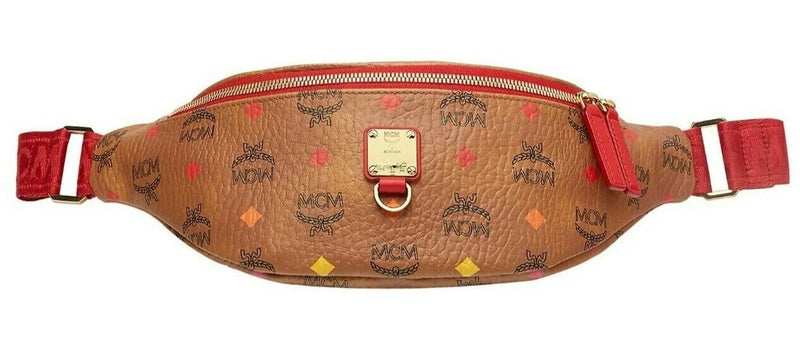 Mcm Cognac Spectrum Stark Belt Bag In
