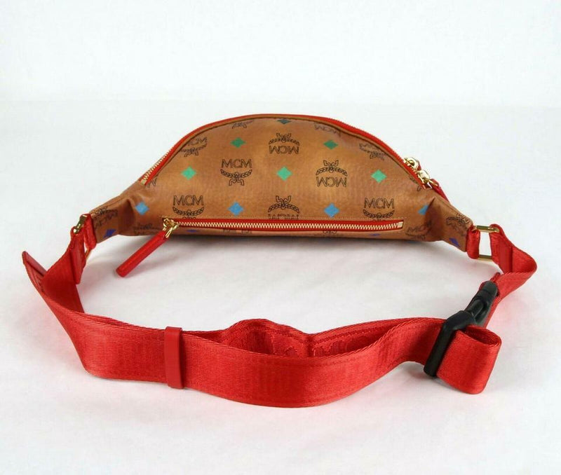 Mcm Cognac Spectrum Stark Belt Bag In