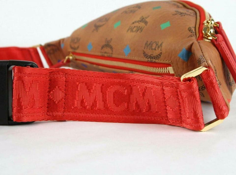 Mcm Cognac Spectrum Stark Belt Bag In