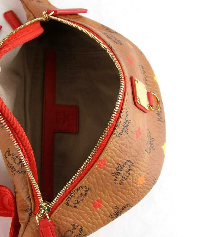 Mcm Cognac Spectrum Stark Belt Bag In