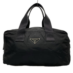 Prada - Black Nylon Leather Boston