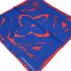 Louis Vuitton Navy Red Scarf