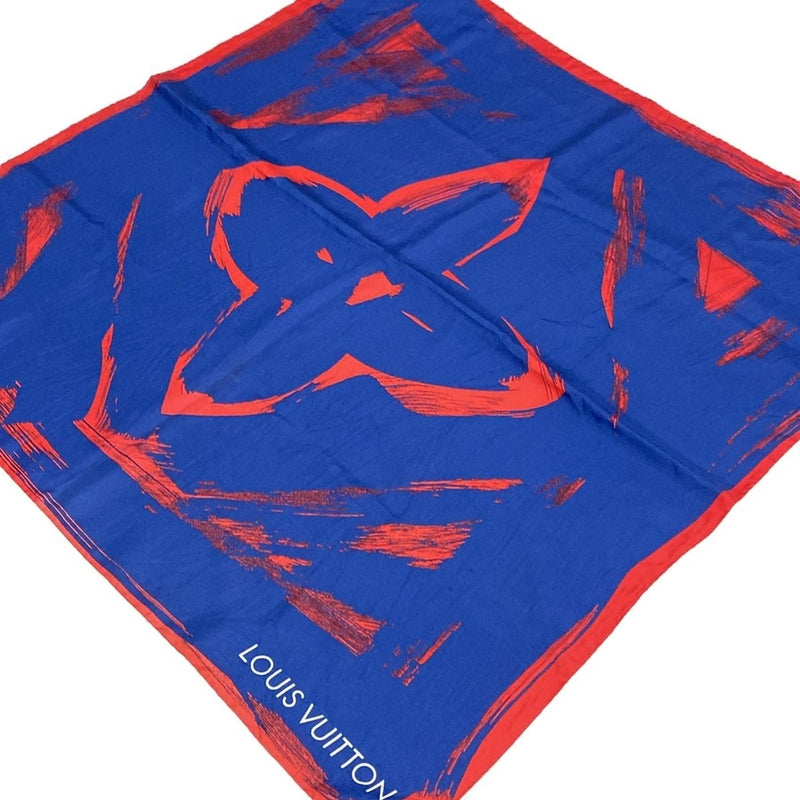 Louis Vuitton Navy Red Scarf