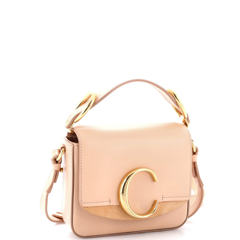 Chloe C Flap Bag Leather Mini