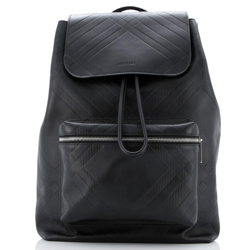 Burberry Front Pocket Backpack Check